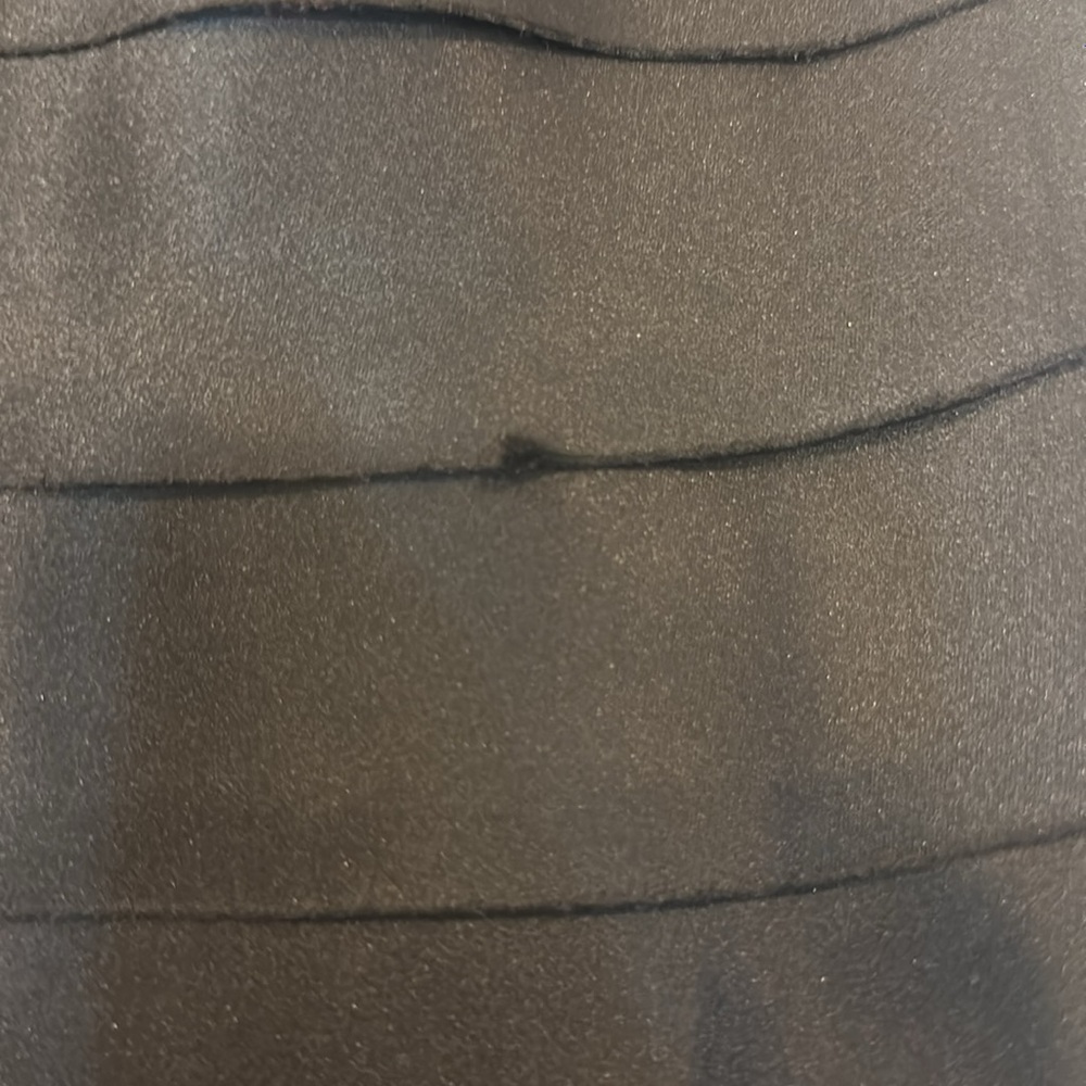 BCBGMaxAzria Black Ruched Bandage Layers Maxi  Formal Sweetheart Neckline Dress - Picture 14 of 16
